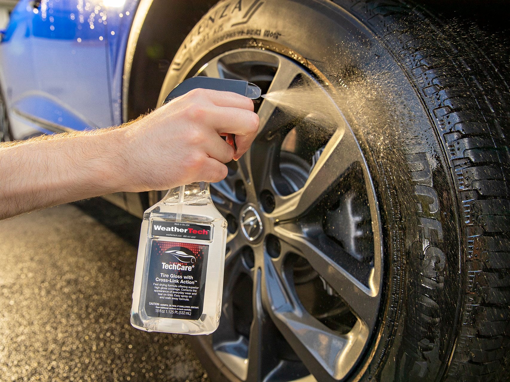 TechCare Tire Gloss with Cross-Link Action - supremeseatcovers